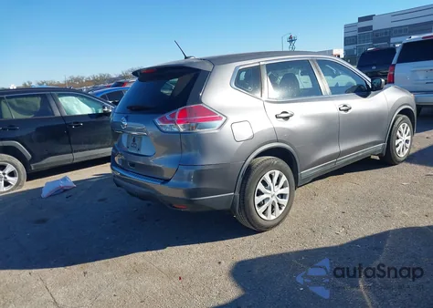 2016 Nissan Rogue S z USA, uszkodzony, nr VIN KNMAT2MT0GP725224